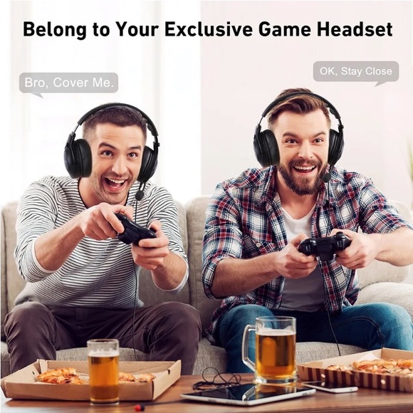 ESOLOM WiredStereo GamingHeadsetOnCable MicrophoneHeadphoneEarphone - Picture 5 of 16